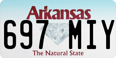 AR license plate 697MIY