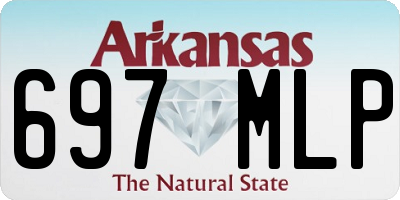 AR license plate 697MLP