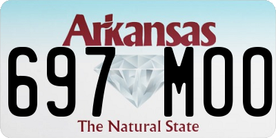 AR license plate 697MOO