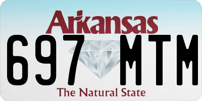 AR license plate 697MTM