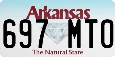 AR license plate 697MTO