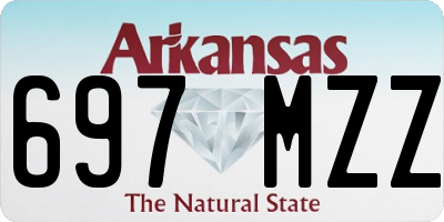 AR license plate 697MZZ