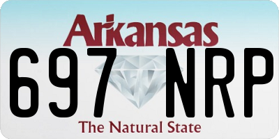 AR license plate 697NRP
