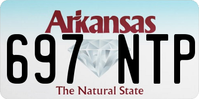 AR license plate 697NTP