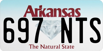 AR license plate 697NTS