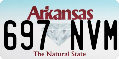 AR license plate 697NVM