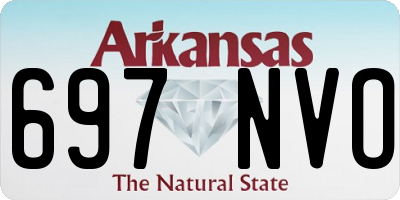 AR license plate 697NVO