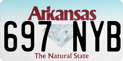 AR license plate 697NYB
