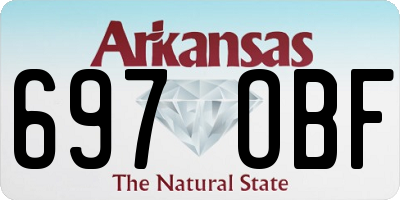 AR license plate 697OBF