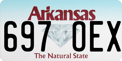 AR license plate 697OEX