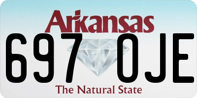 AR license plate 697OJE