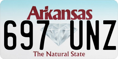 AR license plate 697UNZ