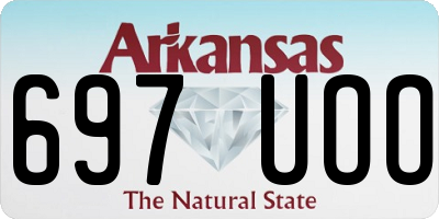 AR license plate 697UOO
