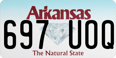 AR license plate 697UOQ