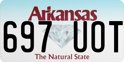 AR license plate 697UOT