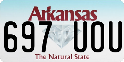 AR license plate 697UOU