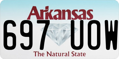 AR license plate 697UOW