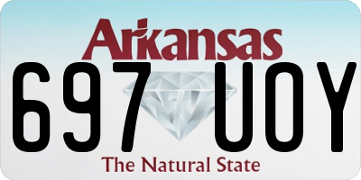 AR license plate 697UOY