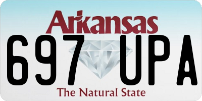 AR license plate 697UPA