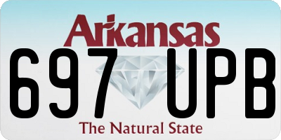 AR license plate 697UPB