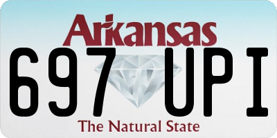 AR license plate 697UPI