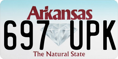 AR license plate 697UPK