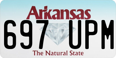 AR license plate 697UPM