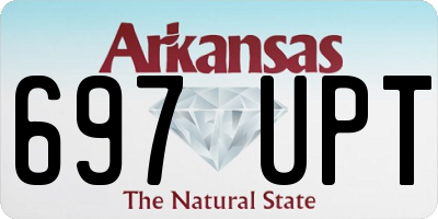 AR license plate 697UPT