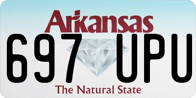 AR license plate 697UPU