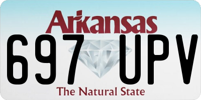 AR license plate 697UPV