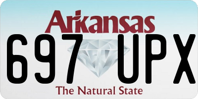 AR license plate 697UPX