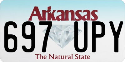 AR license plate 697UPY