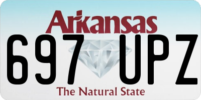 AR license plate 697UPZ