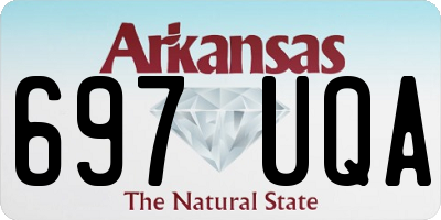 AR license plate 697UQA