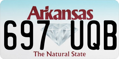 AR license plate 697UQB