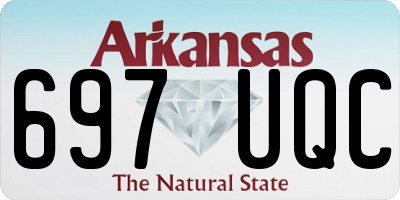 AR license plate 697UQC