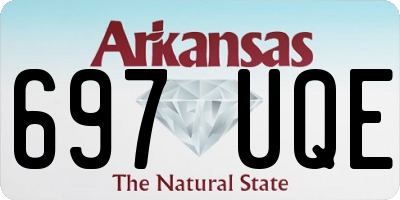 AR license plate 697UQE