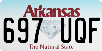 AR license plate 697UQF