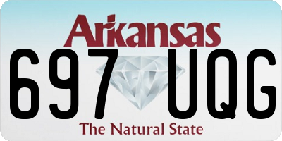 AR license plate 697UQG