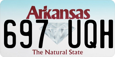 AR license plate 697UQH