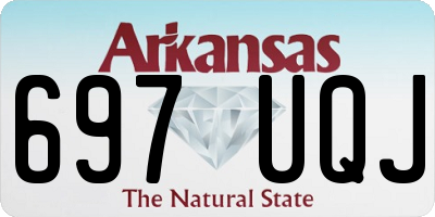 AR license plate 697UQJ