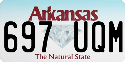 AR license plate 697UQM