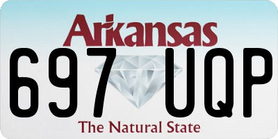 AR license plate 697UQP