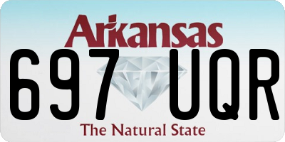 AR license plate 697UQR