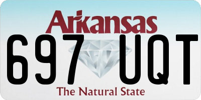 AR license plate 697UQT