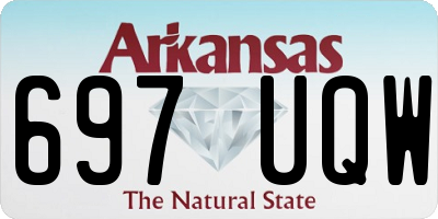 AR license plate 697UQW