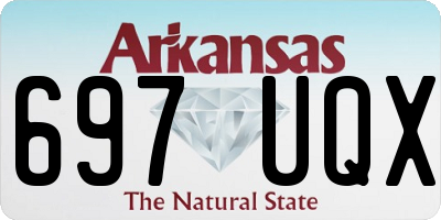 AR license plate 697UQX