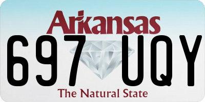 AR license plate 697UQY