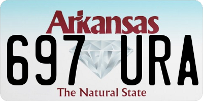 AR license plate 697URA