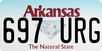 AR license plate 697URG